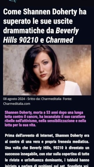 Come Shannen Doherty ha superato le sue uscite drammatiche da Beverly Hi...